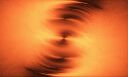 Fractal Flame 105 - Orange Disc