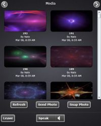 LIVE Client Media Screen